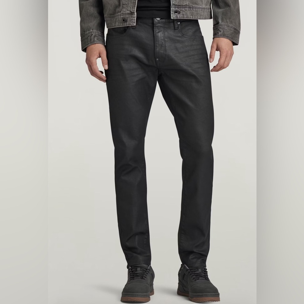 **HOTT** Men’s G-Star Raw Black Revend Skinny Jean in Stretch Denim - Size 32/34